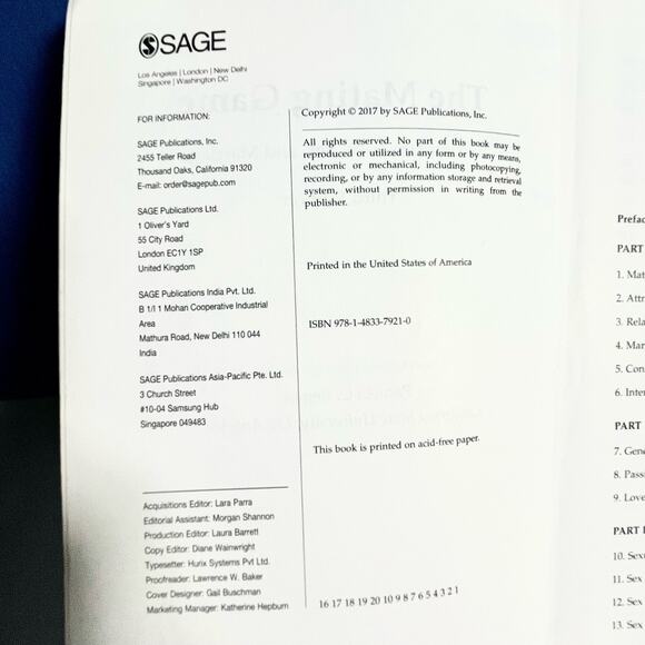 The Mating Game: A Primer on Love, Sex, and Marriage - Book by Pamela C. Regan - Picture 5 of 8